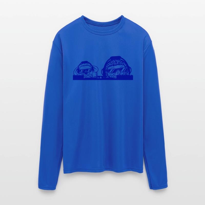 2 Funny Hedgehogs Fun Team DJ Club Fun Music Party