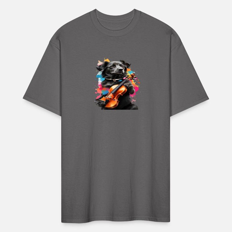 A gracefully silhouetted dog