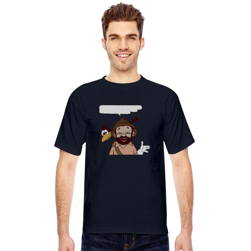 Bearded Man With Crow - Empty Speech Bubble