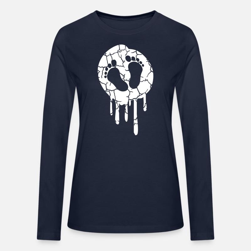 Belly 2 Feet Footprint Pregnant Woman Pregnancy