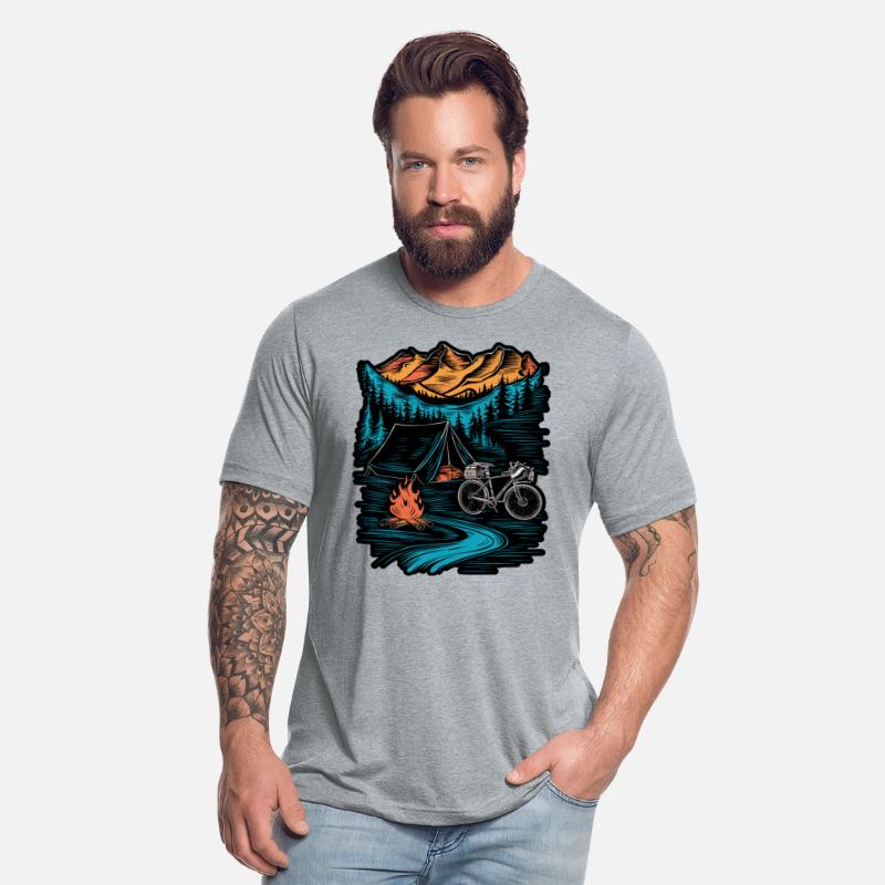 Bicycle Camping Mountains Nature Excursion