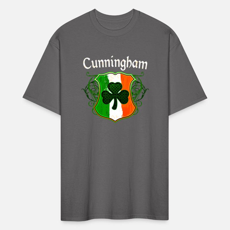 Cunningham Irish Surname Ireland Flag Shield