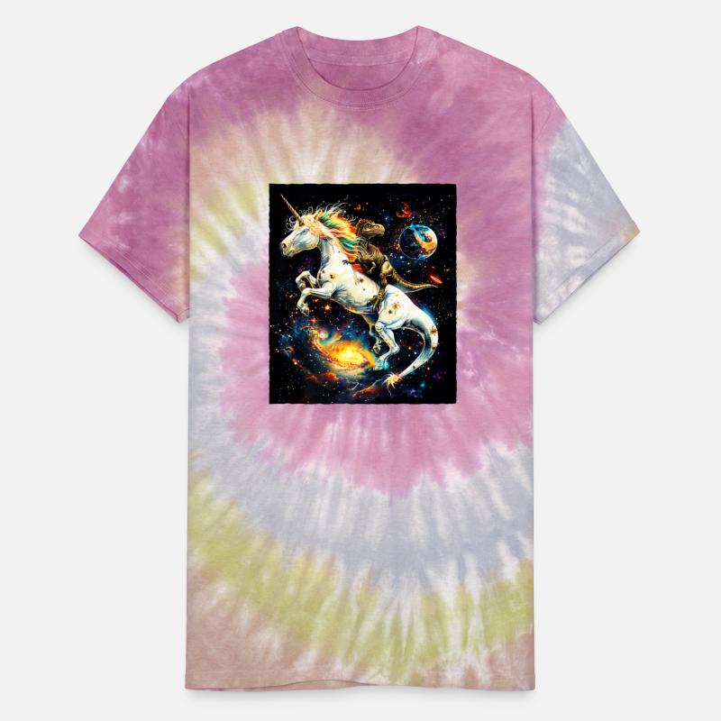 Dinosaur Riding Unicorn Premium