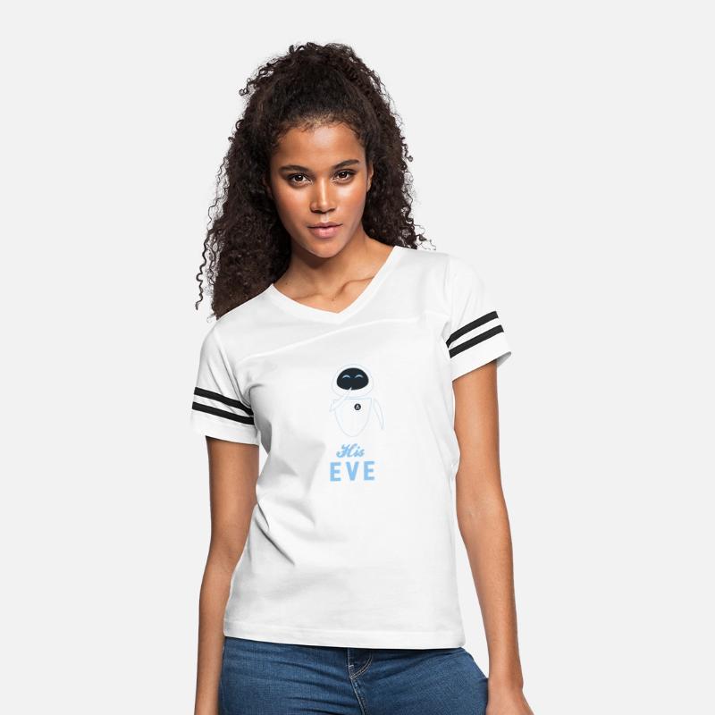 Disney Pixar Wall-E His Eve Couples Gift Tee