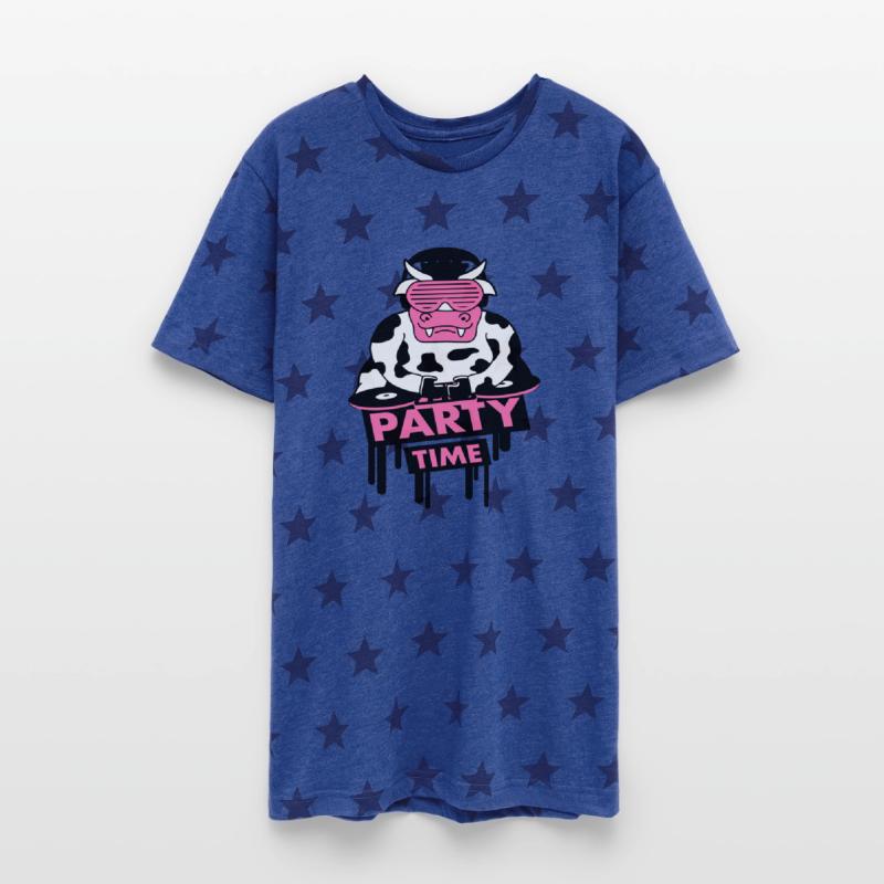 DJ Club Music Party Time Funny Milk Cow Graffiti