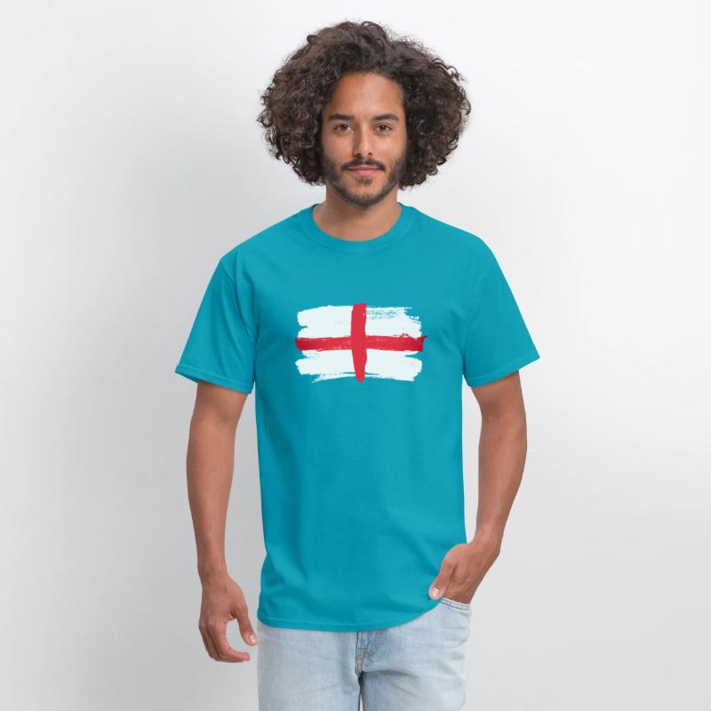 England Flag Paint Style