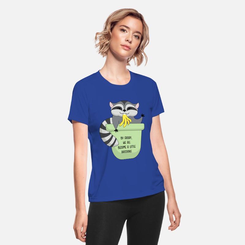 Everyone's a little raccoon by Friday. cute raccoo