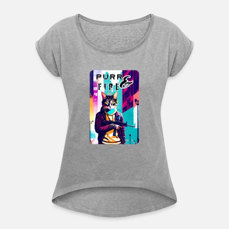 Feline Fury: A Gun-Toting Cat Design 5