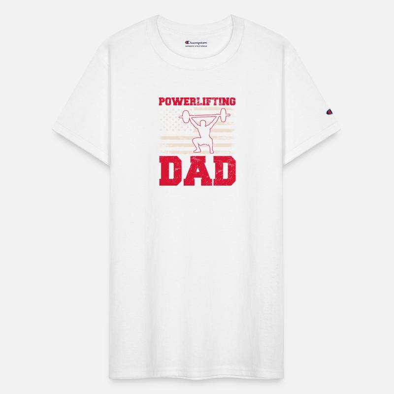 Powerlifting Dad Weightlifting Father Workout Amer