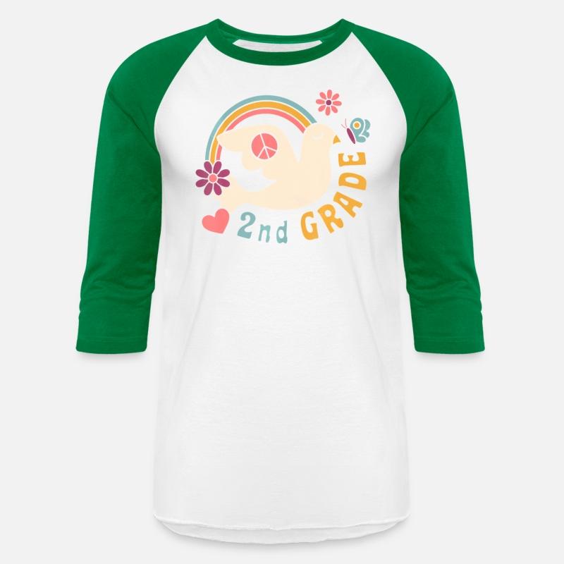 Retro 70s Hippie Second Grade Back To School Stude