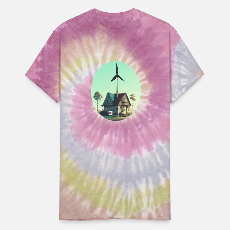 Romantic House With Wind Power And Heat Pump