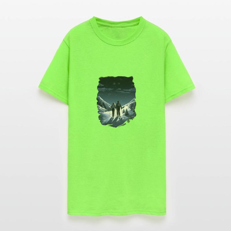 Skiing Ski Snow Mountain Skier Couples