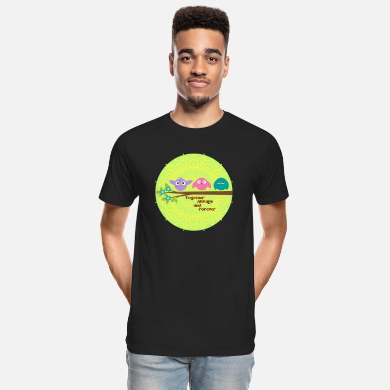 Together always and forever- birds,like 3 persons.