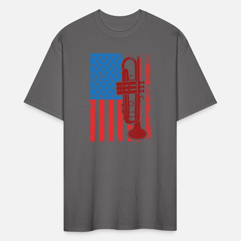 US Patriotic Trumpet Player