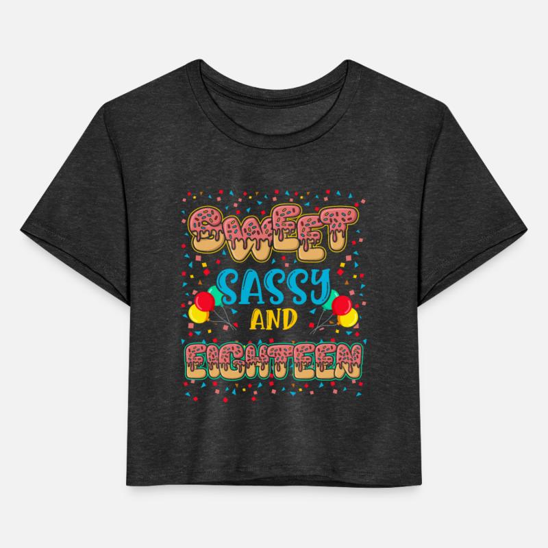 18 Sweet Sassy And Eighteen Donut Sprinkle 18th