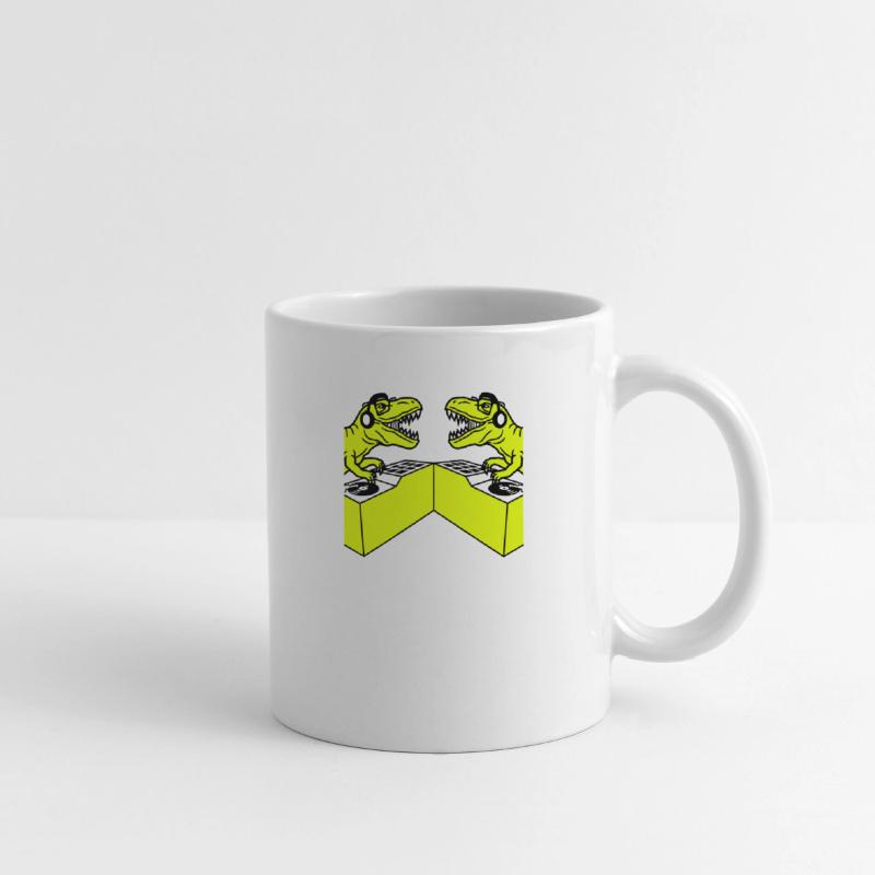 2 DJ Dinosaur T. Rex Team Dino Mixing Music Party