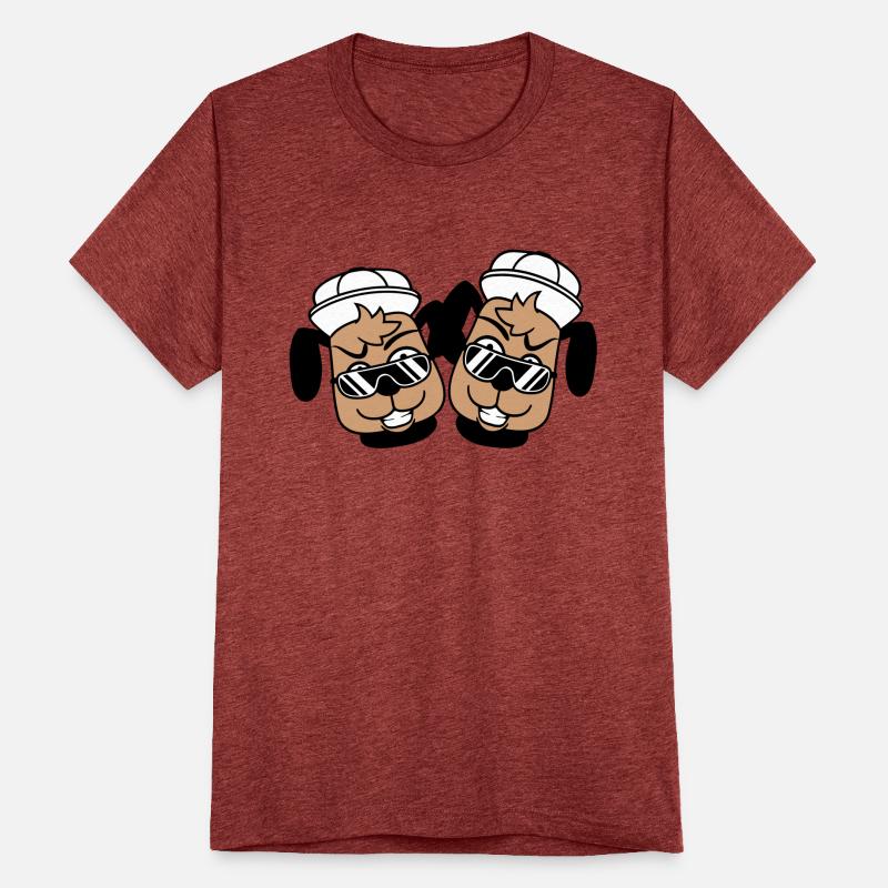 2 DJ Dogs Sunglasses Teenager Cap Cappy Team Crew