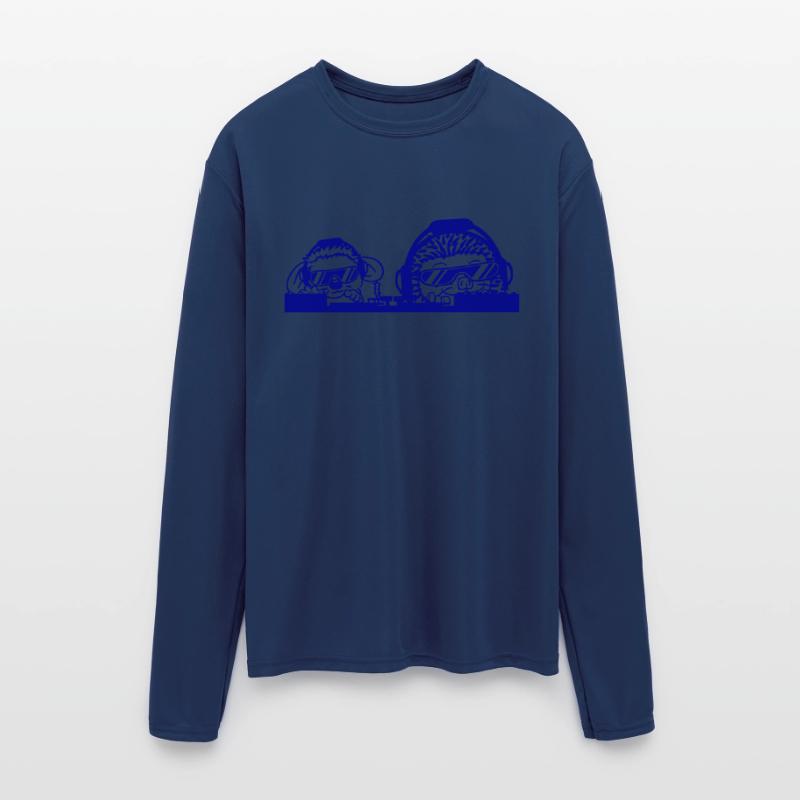 2 Funny Hedgehogs Fun Team DJ Club Fun Music Party