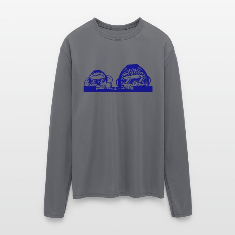 2 Funny Hedgehogs Fun Team DJ Club Fun Music Party