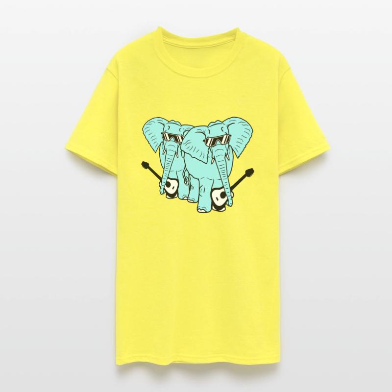 2 Guitars Elephants Sweet Two Friends Band Team