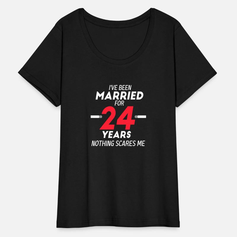 24 Years Married Funny Couple Anniversary Husband