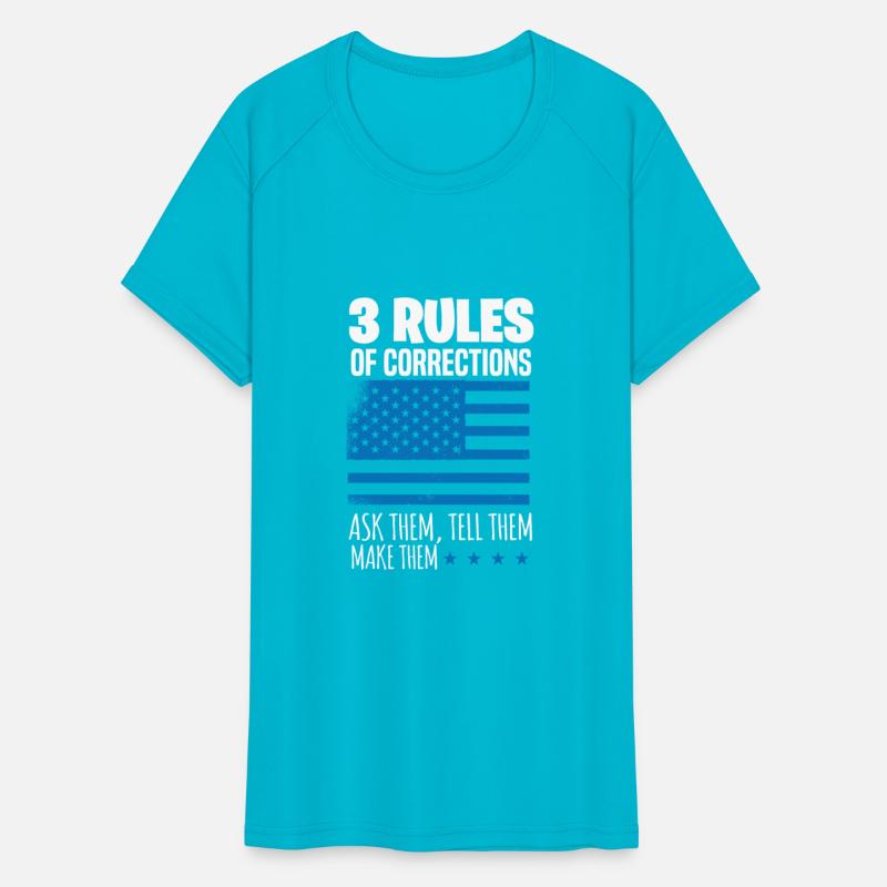 3 RULES OF CORRECTIONS Motif for Correctional