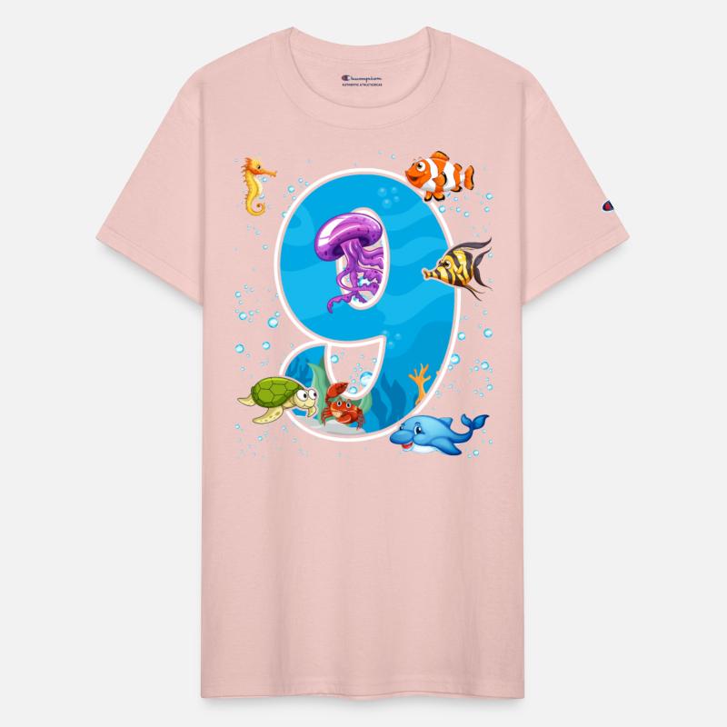 9th birthday Aquarium Fish lover 9 Year Old Sea