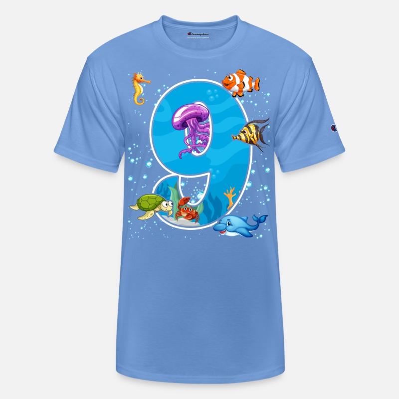 9th birthday Aquarium Fish lover 9 Year Old Sea