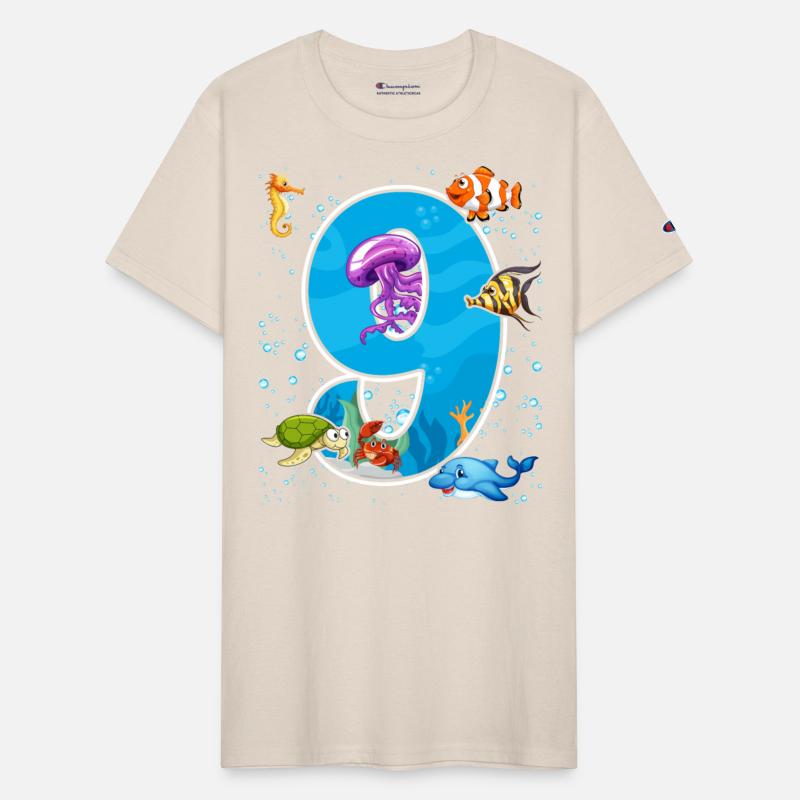 9th birthday Aquarium Fish lover 9 Year Old Sea