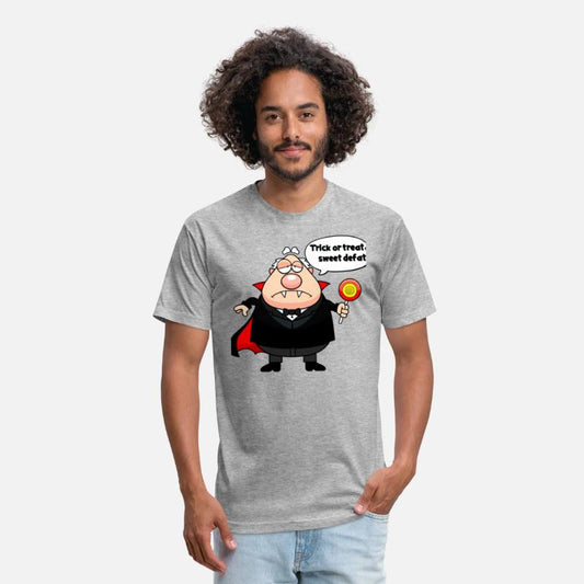 A Cartoon Dressed in A Vampire Costume T-Sghirt