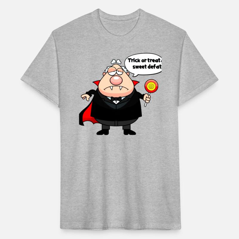 A Cartoon Dressed in A Vampire Costume T-Sghirt