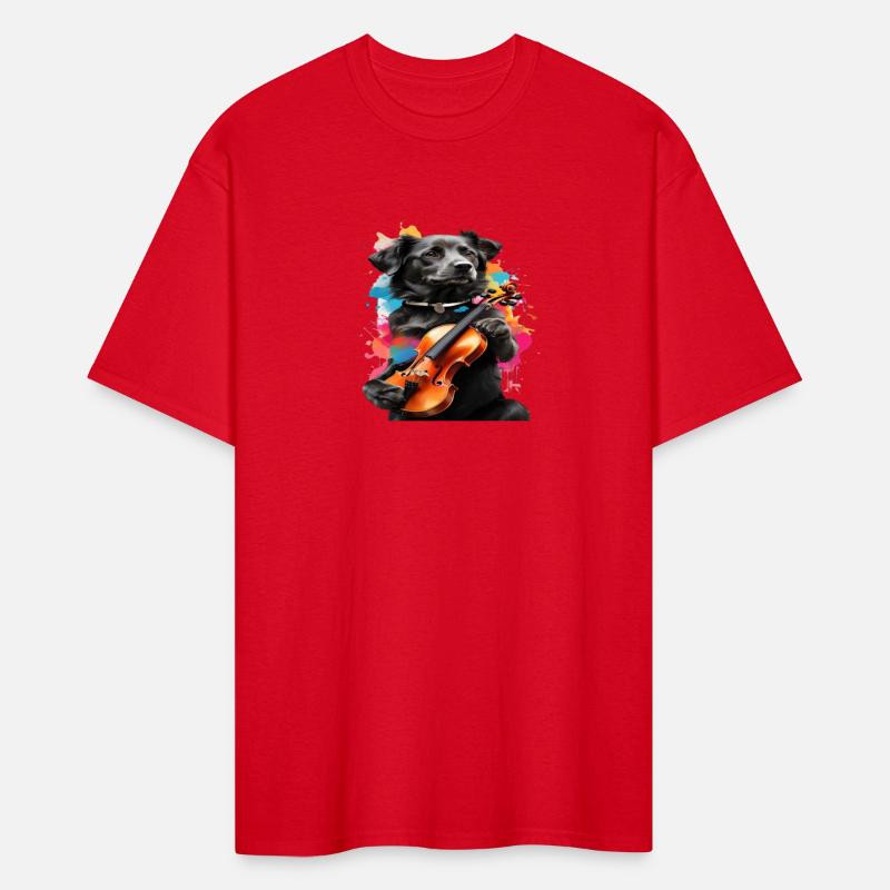 A gracefully silhouetted dog