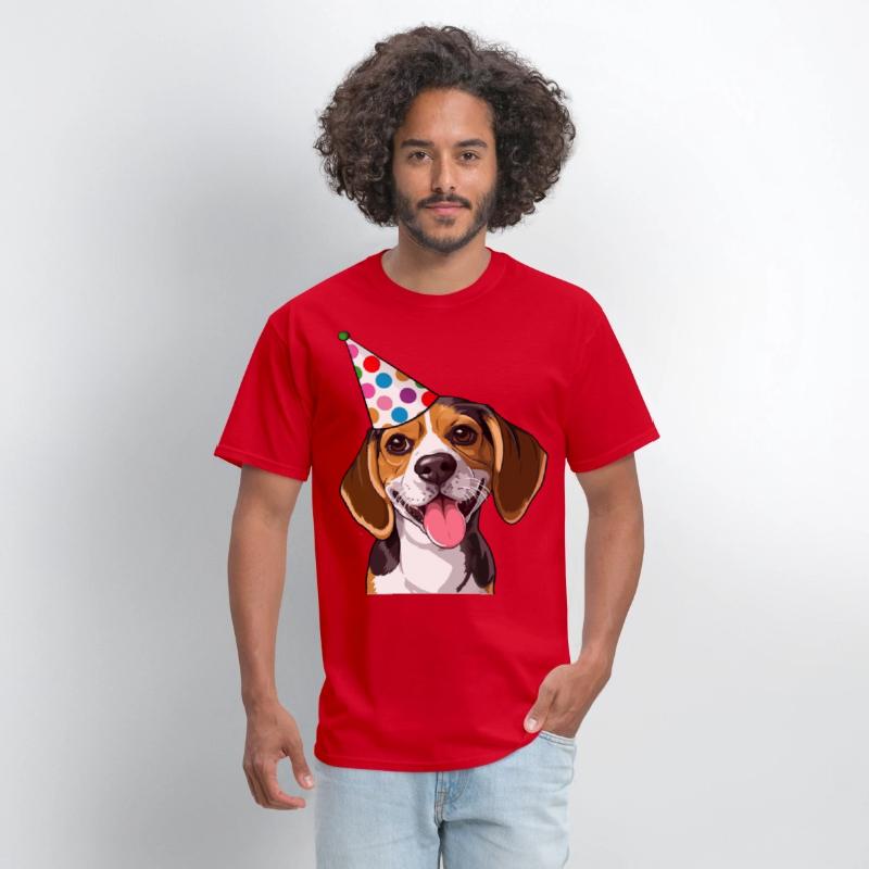 A happy dog celebrating in a dog club occasions