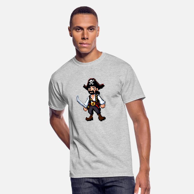 A pixel art of a Pirate