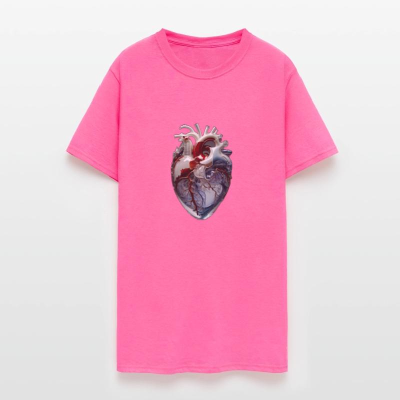 A Pristine Human Heart Sculpted Meticulously