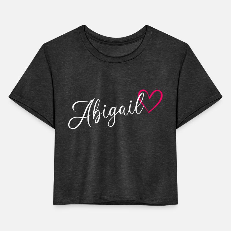 Abigail Name Pink Heart