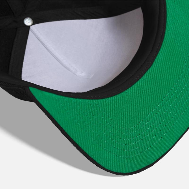 Abstract lips painted with a colorful brush