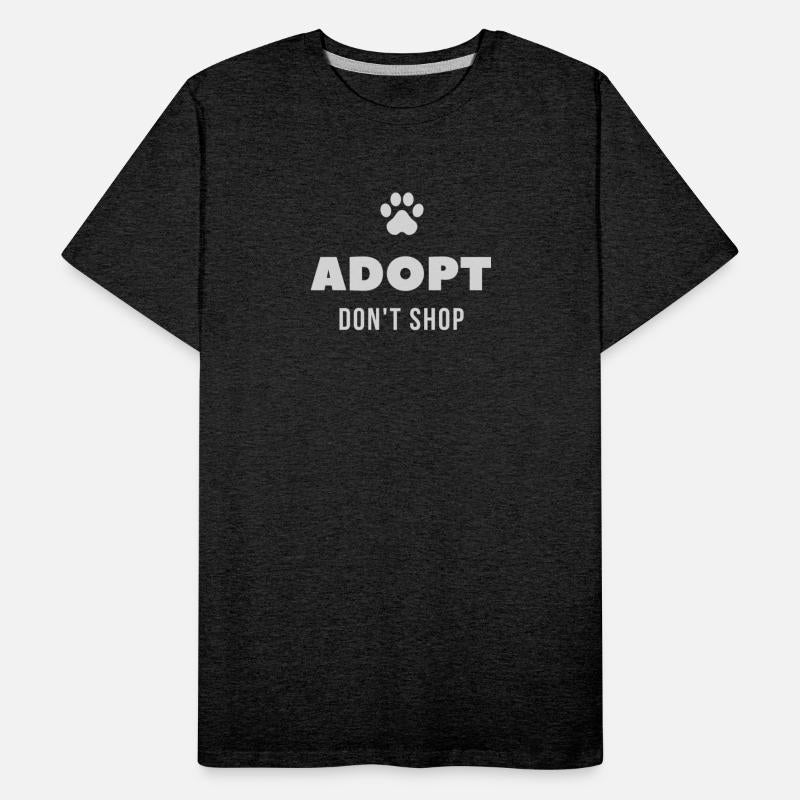 ADOPT DON'T SHOP with Paw Print Design