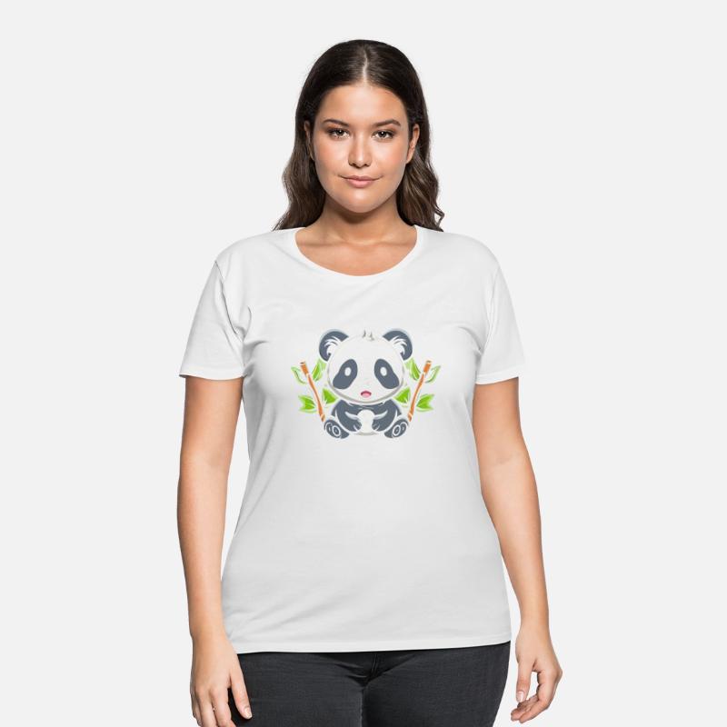 Adorable panda T Shirt design premium