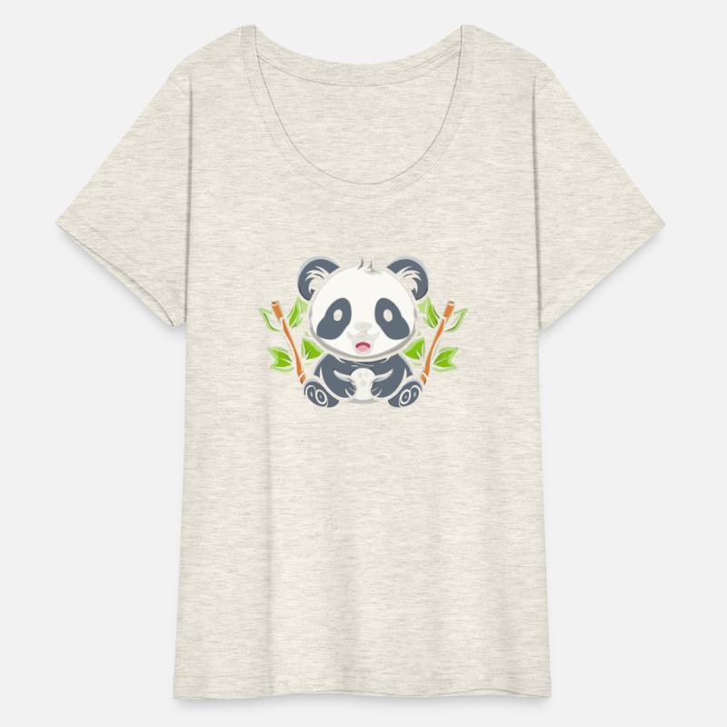 Adorable panda T Shirt design premium
