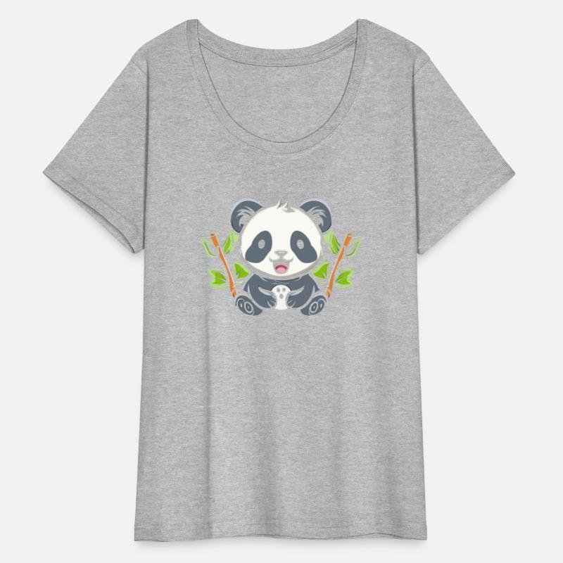 Adorable panda T Shirt design premium