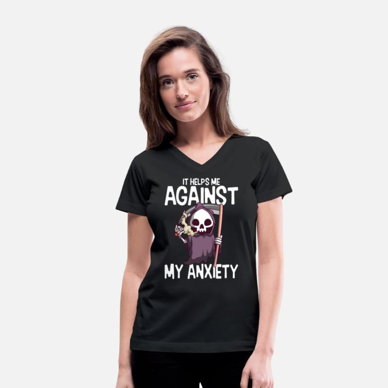 Against My Anxiety Smoking Marijuana Weed