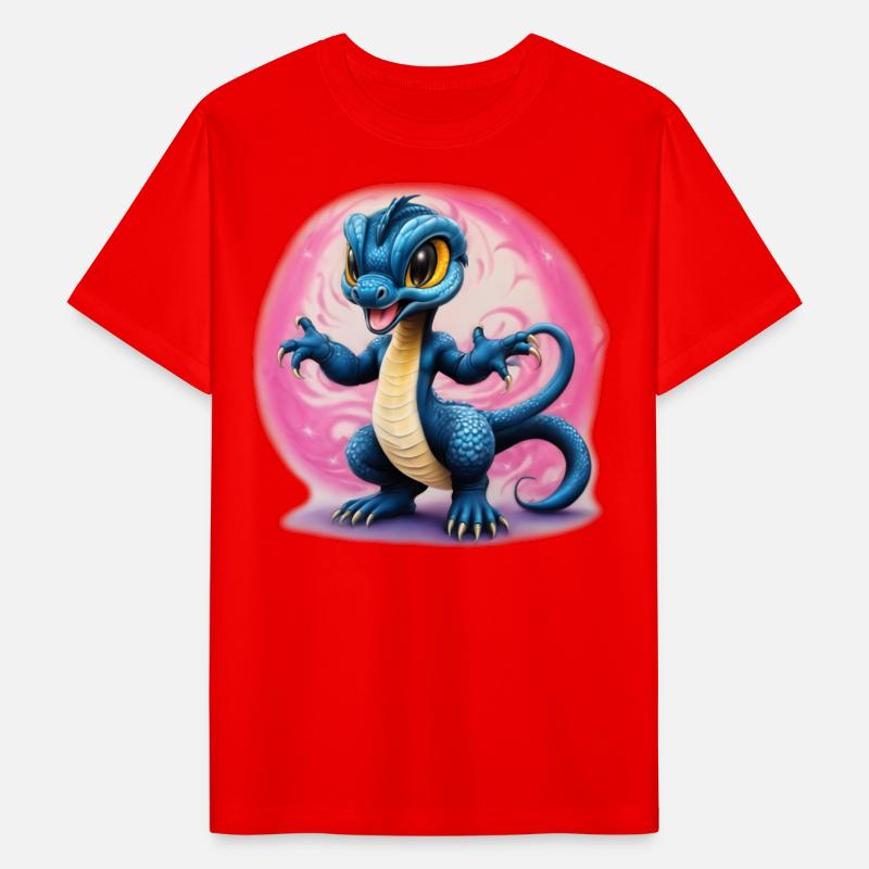AI Airbrushed Cobra-Lizard Cartoon