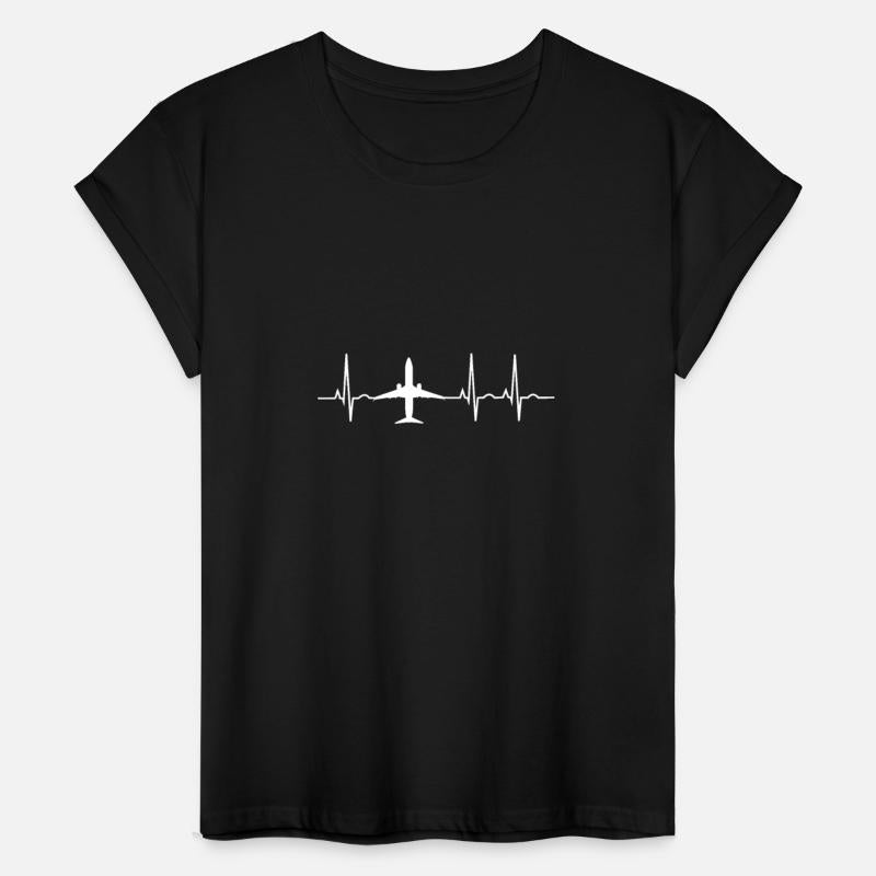 Airplane Heartbeat Pilot Flying Cool Aviatortake o
