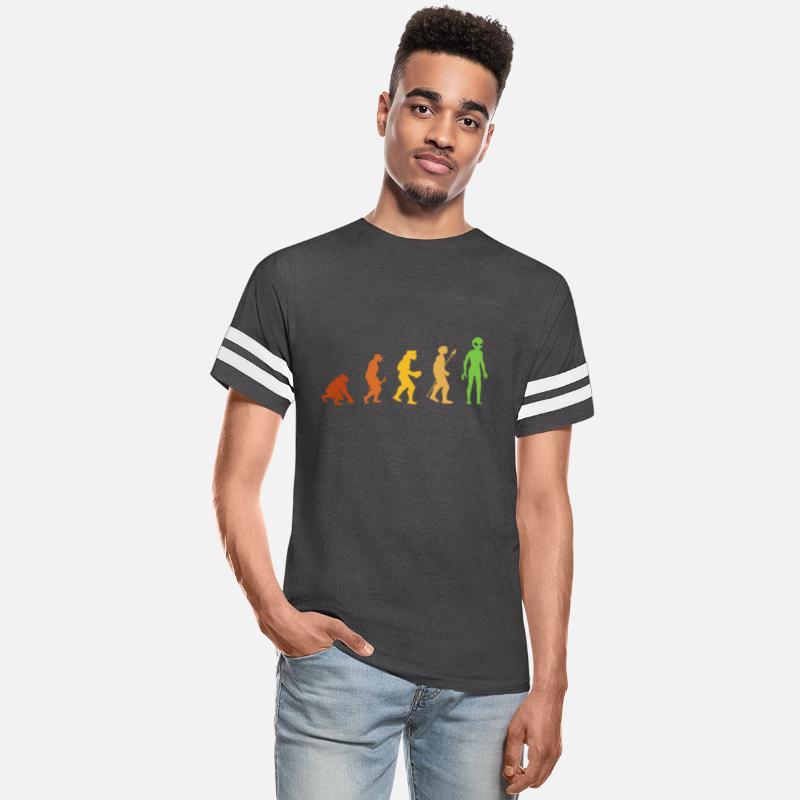 Alien Funny Human Evolution Growth Theory Retro