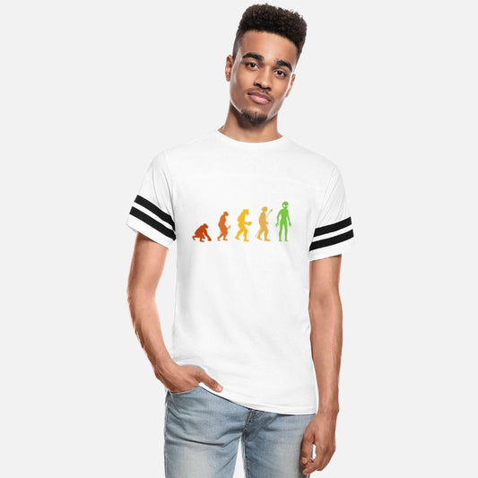 Alien Funny Human Evolution Growth Theory Retro