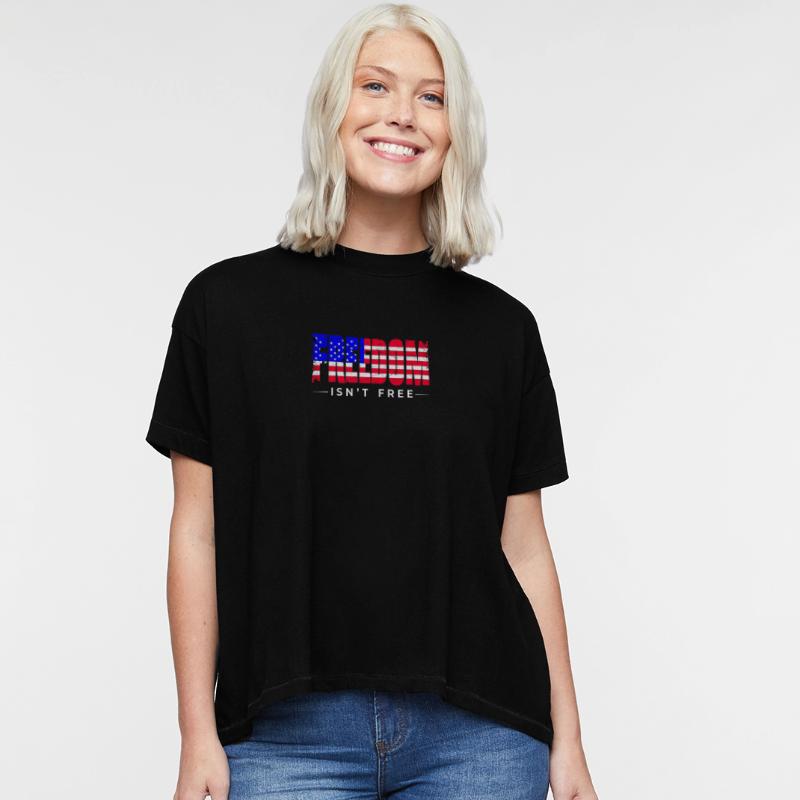 American Flag Graffiti Freedom Tee