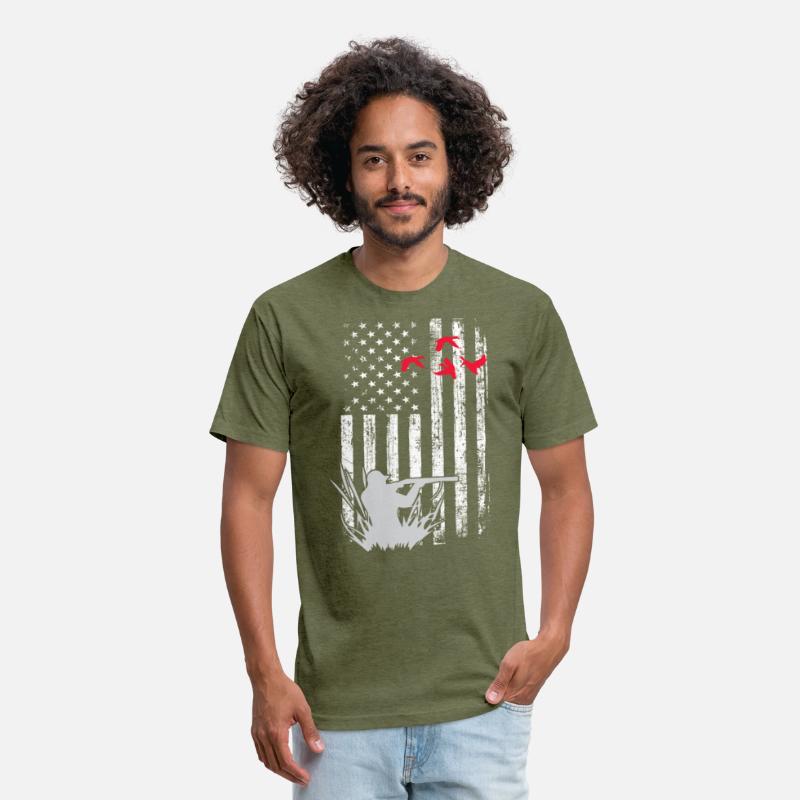 American Flag Patriotic Duck Hunting Waterfowl