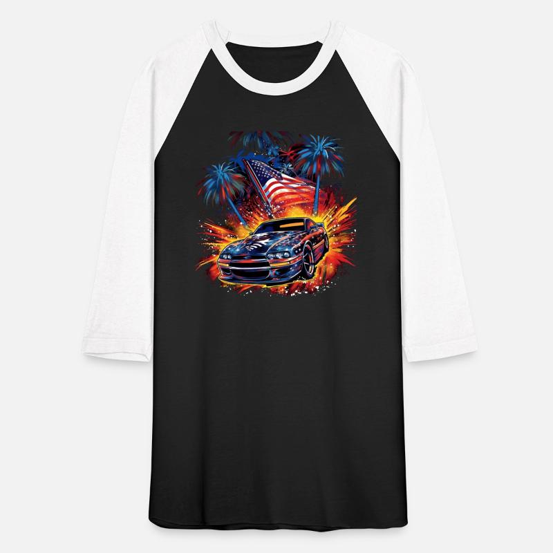 American Muscle Car 4th of July Shirts
