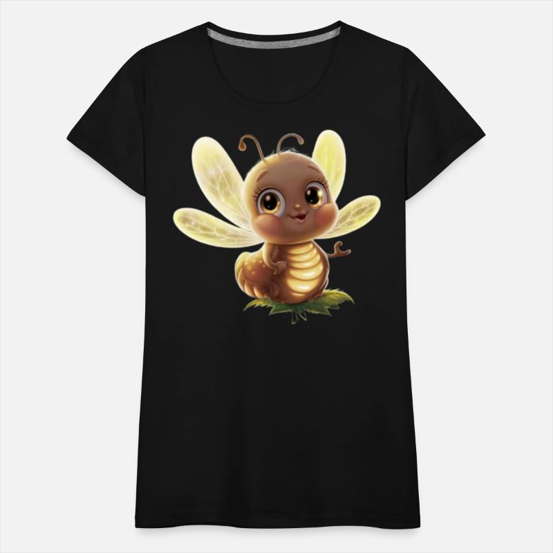 an adorable glowing firefly